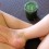 Meditating with Green Smoothie