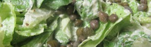 Raw Vegan Caesar Salad with Dairy-free Caesar Dressing