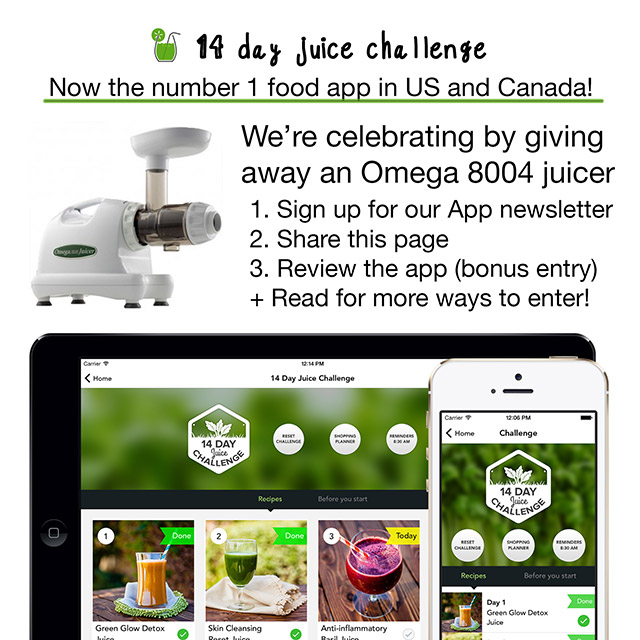 Win an Omega Juicer on YoungandRaw.com!