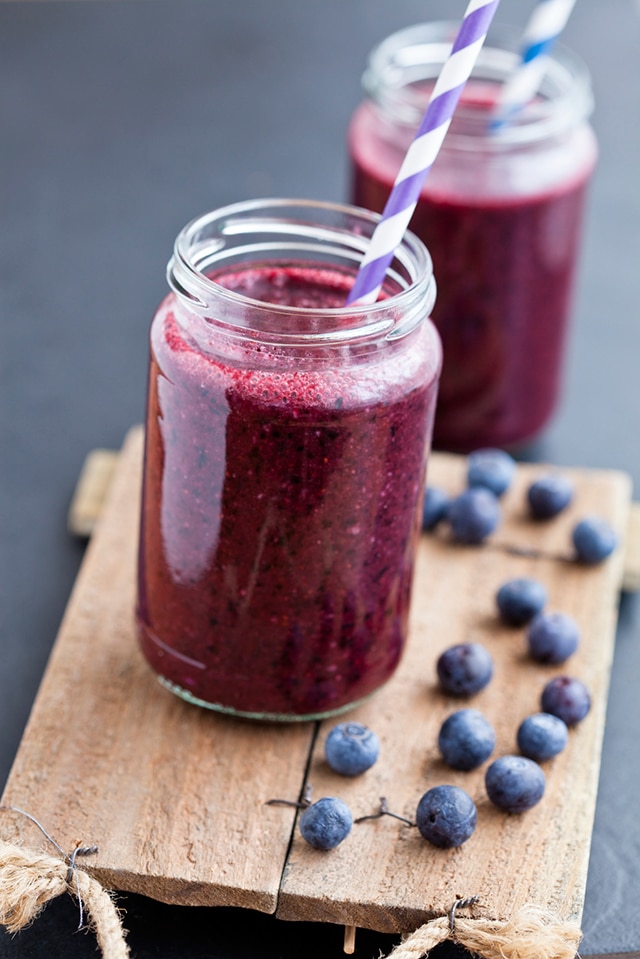 Stress Reducing Cool Berry Smoothie