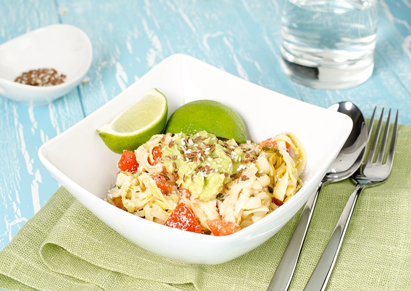 Creamy Zucchini Noodle Salad