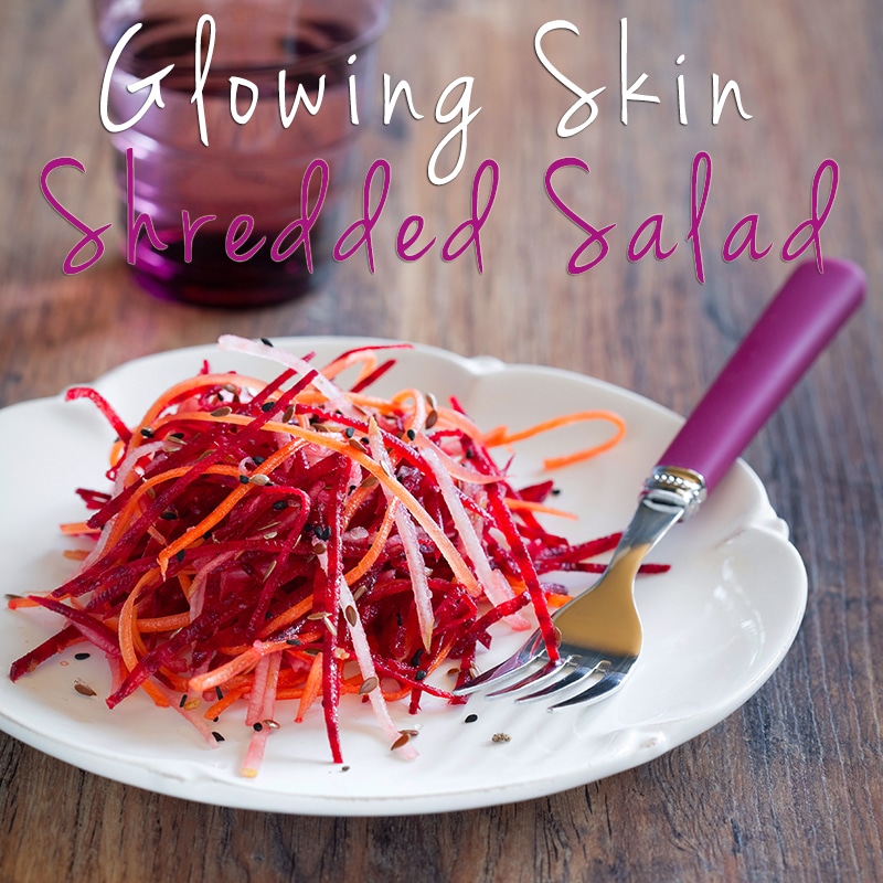 Glowing Skin Shredded Salad-Text