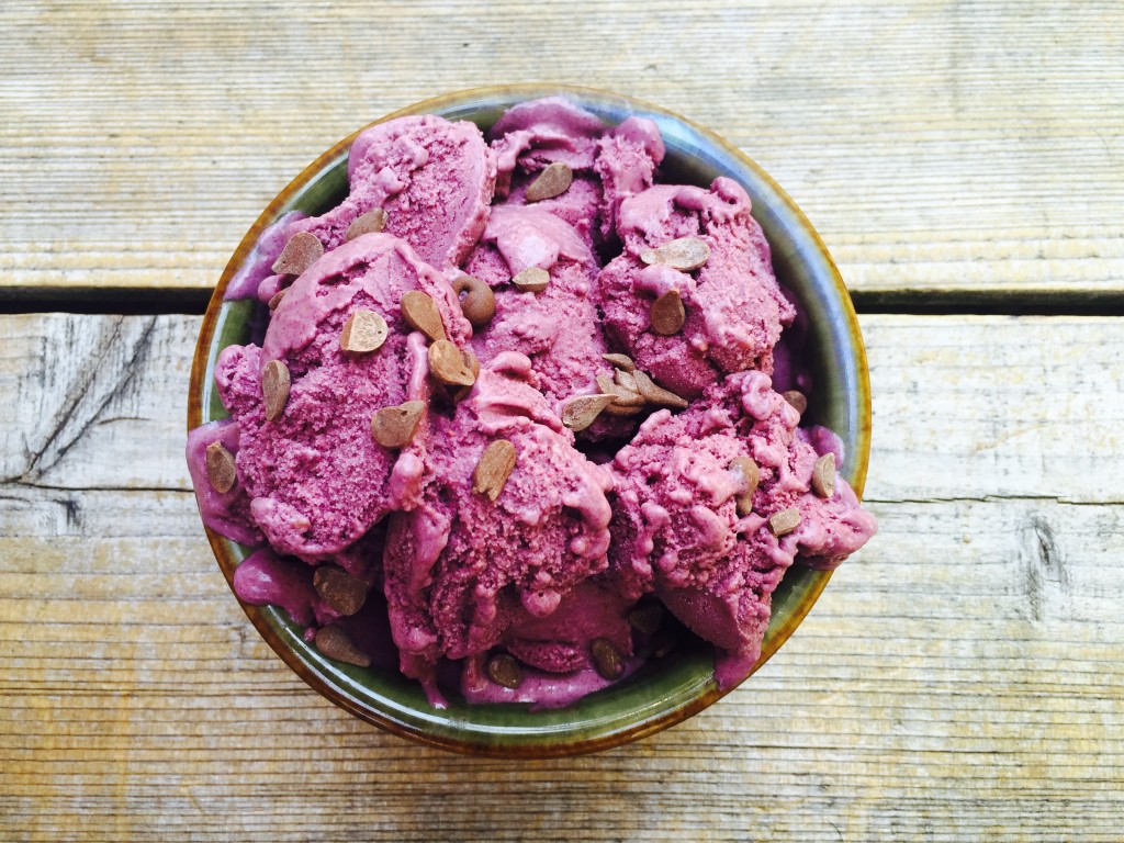 Wild Blackberry Ice Cream