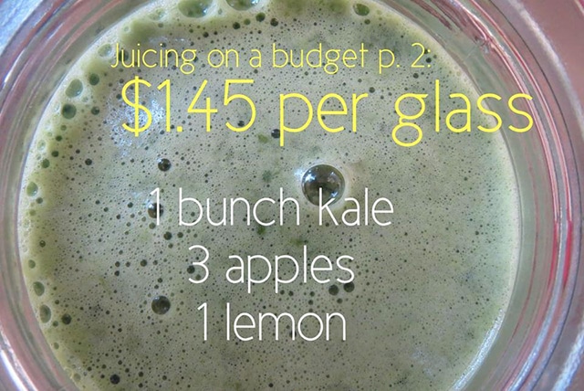 Juicing on a Budget Recipe 2