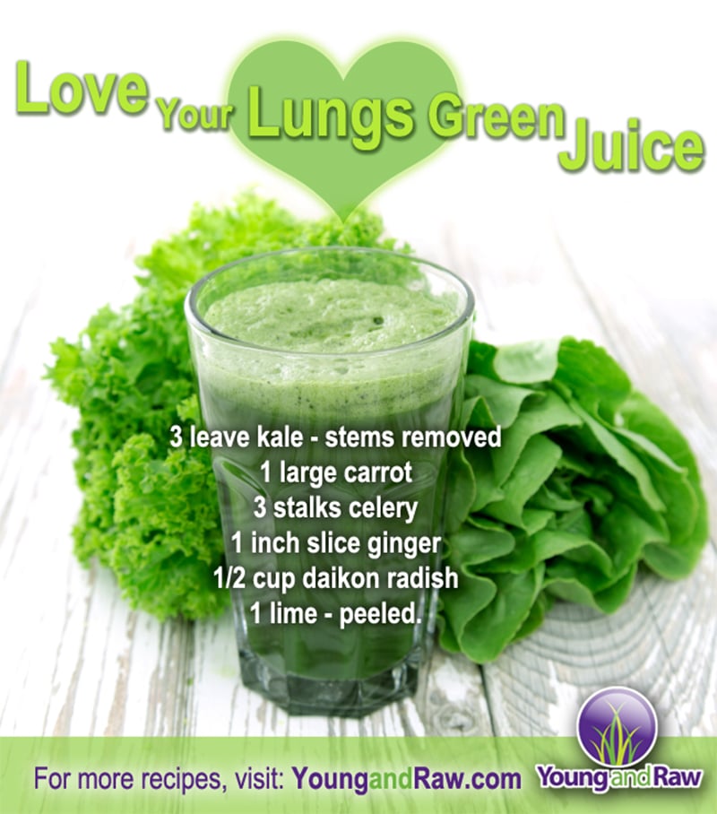Love Your Lungs Green Juice