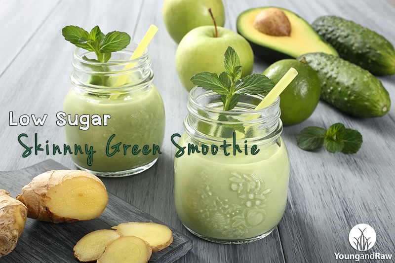 Low-Sugar Skinny Green Smoothie