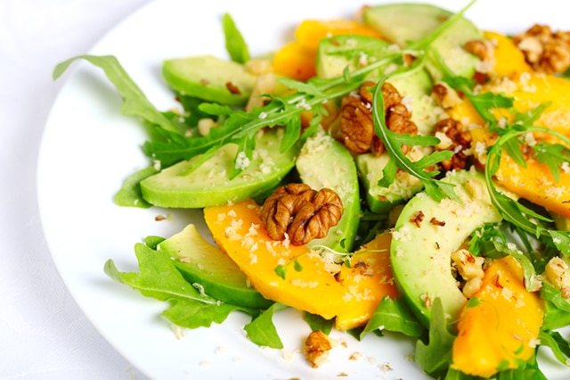 Mango Coconut Arugula Salad