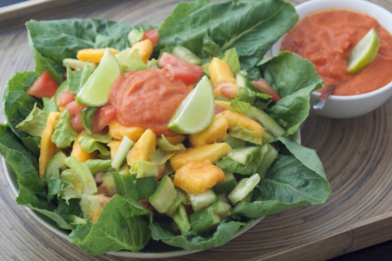 Mango Tomato Salsa Salad