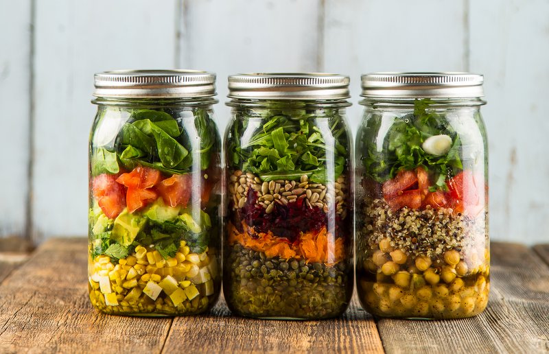 Mason Jar Salads