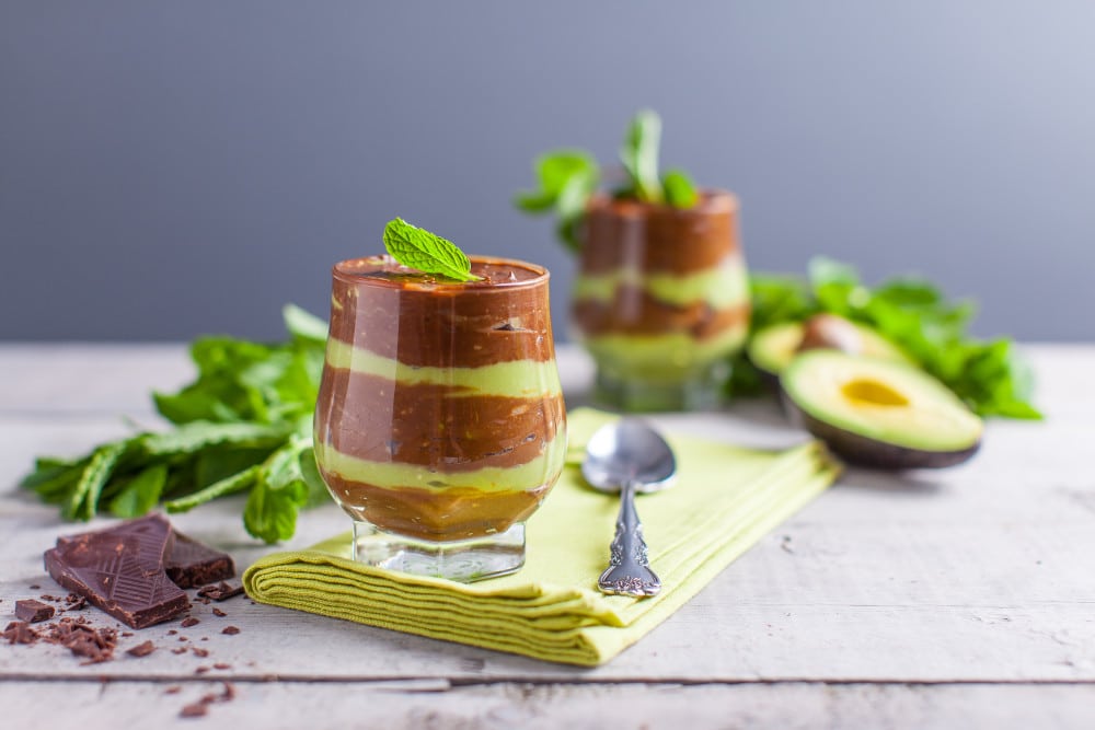 Mocha Mint Pudding Parfait