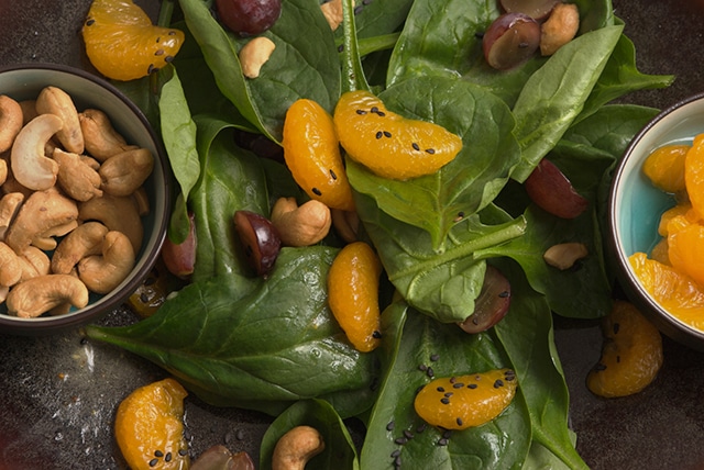 Asian Infused Spinach Salad