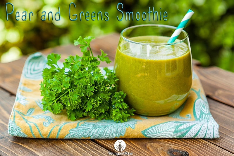 Pear and Greens Smoothie