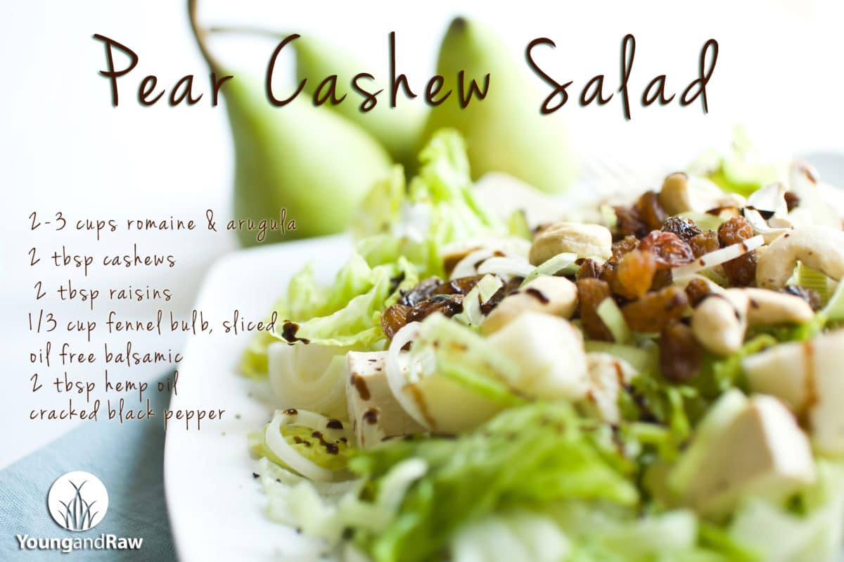 Pear Cashew Salad