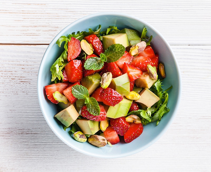 Strawberry Pistachio Salad 