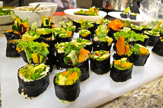 Raw Veggie Sushi 