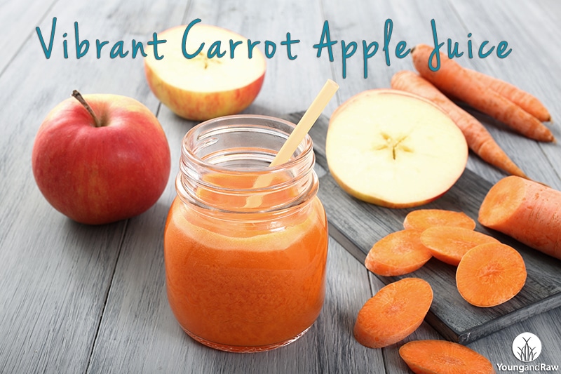 Vibrant Carrot Apple Juice