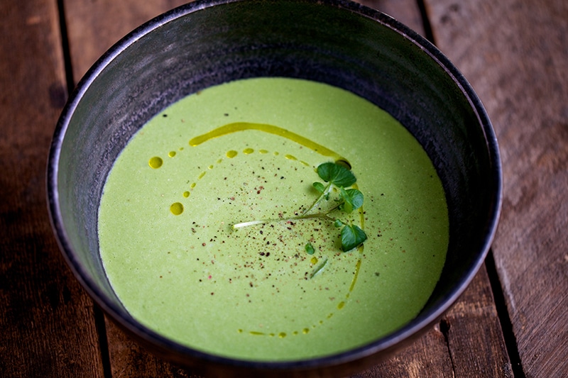 Watercress & Pear Soup from The Raw Chef - Young and Raw