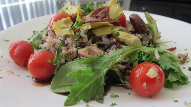 Wild Rice and Artichoke Salad