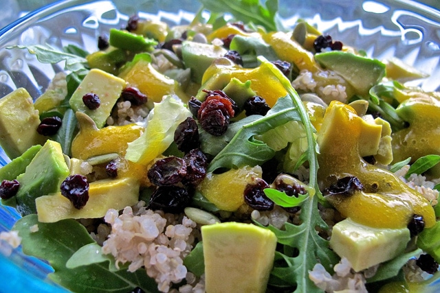 Currants and Quinoa Harvest Bowl