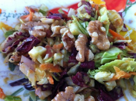 Rainbow Walnut Fiesta Raw Vegan Mexican Salad