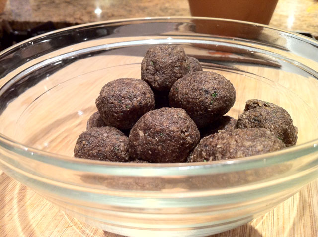 Raw Vegan Meat Balls