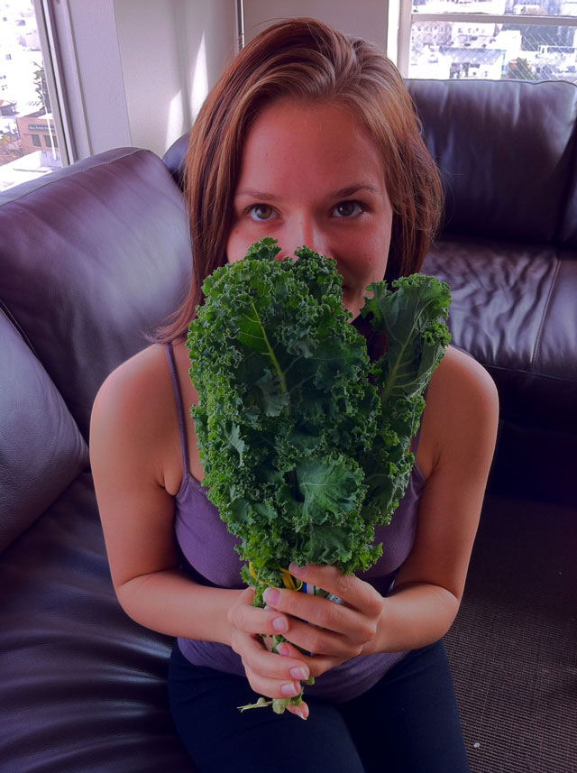 Sheleana Loves Her Green Kale
